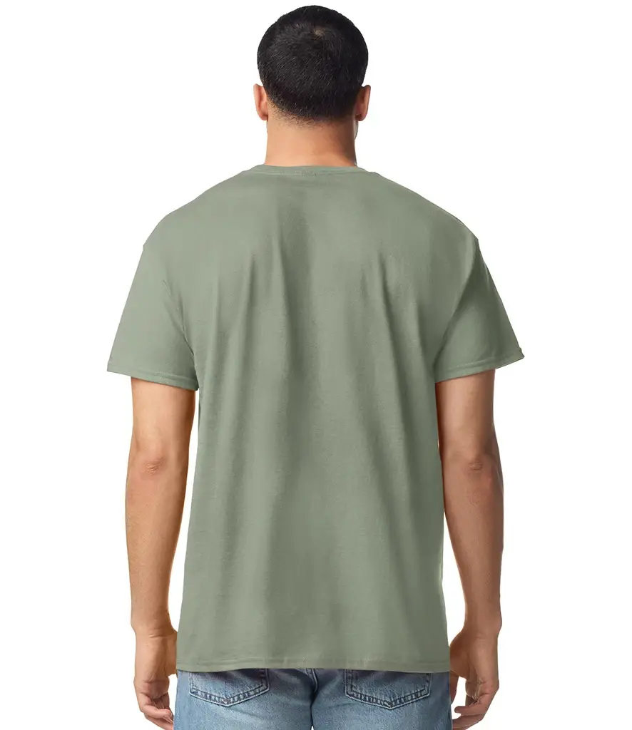 Gildan Light cotton adult t-shirt – Sage – GD03 Sage Model
