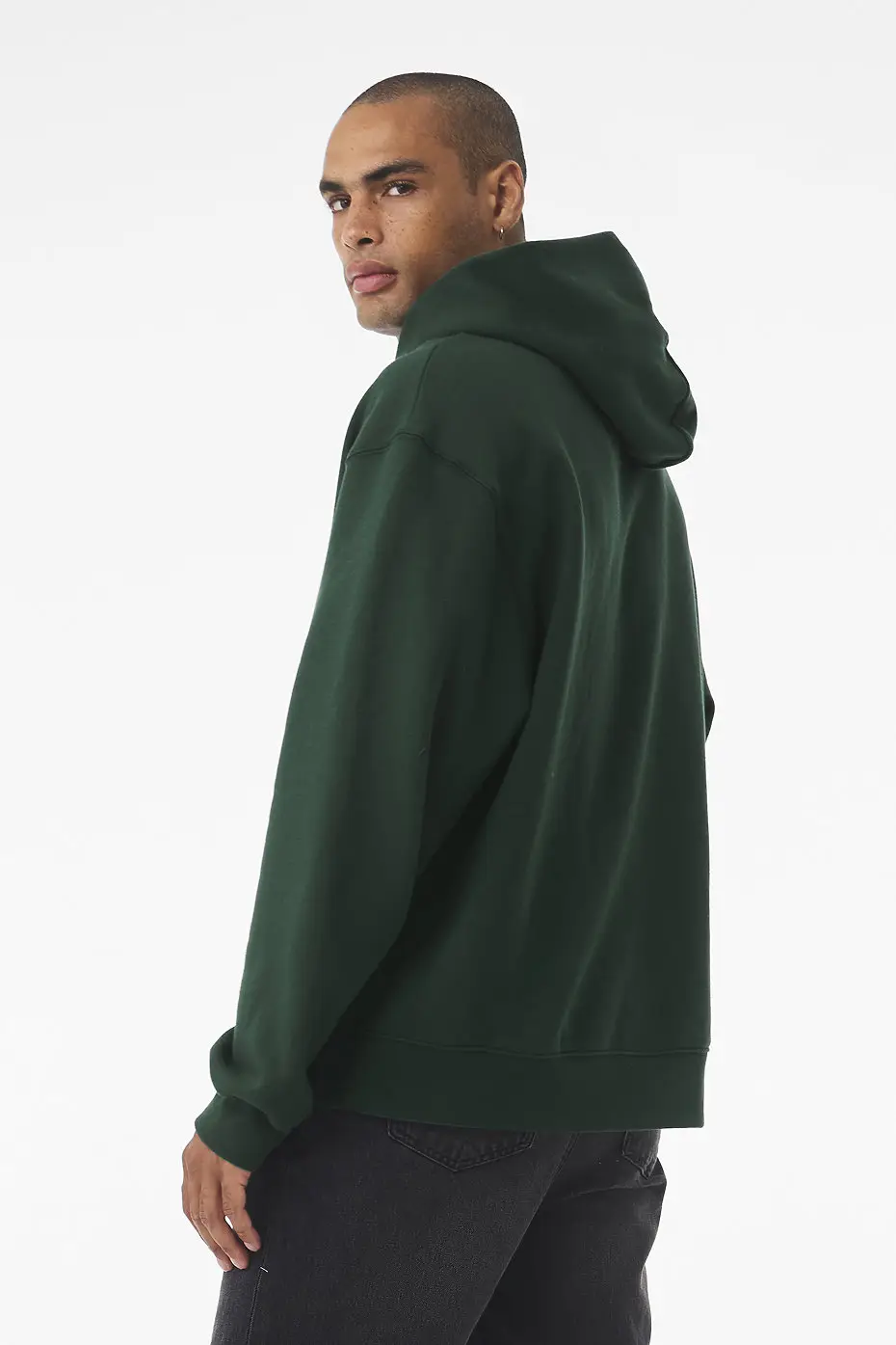 Bella+Canvas Unisex heavy pullover hoodie – Forest – photograph 3