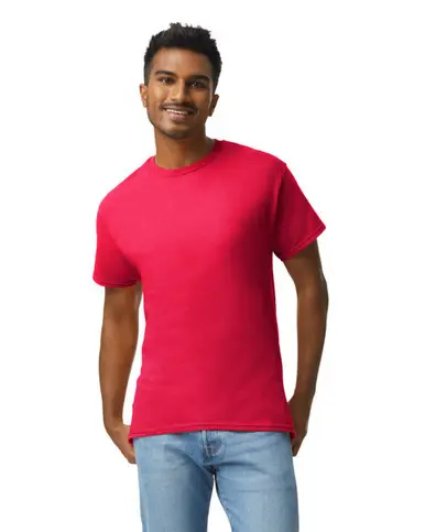 Gildan Ultra Cotton adult t-shirt – Red – photograph 5