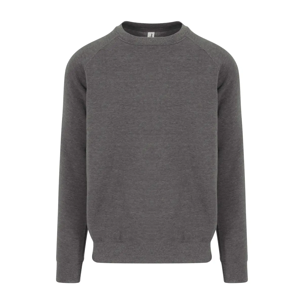 AWDis Just Hoods Graduate heavyweight sweatshirt – Charcoal – Manufacturer original blank front