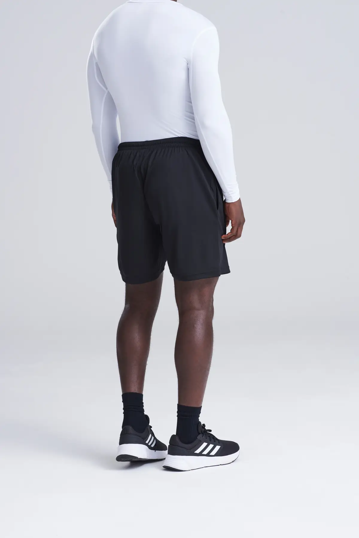 AWDis Just Cool Cool shorts – Jet Black – Original on-model photograph 04