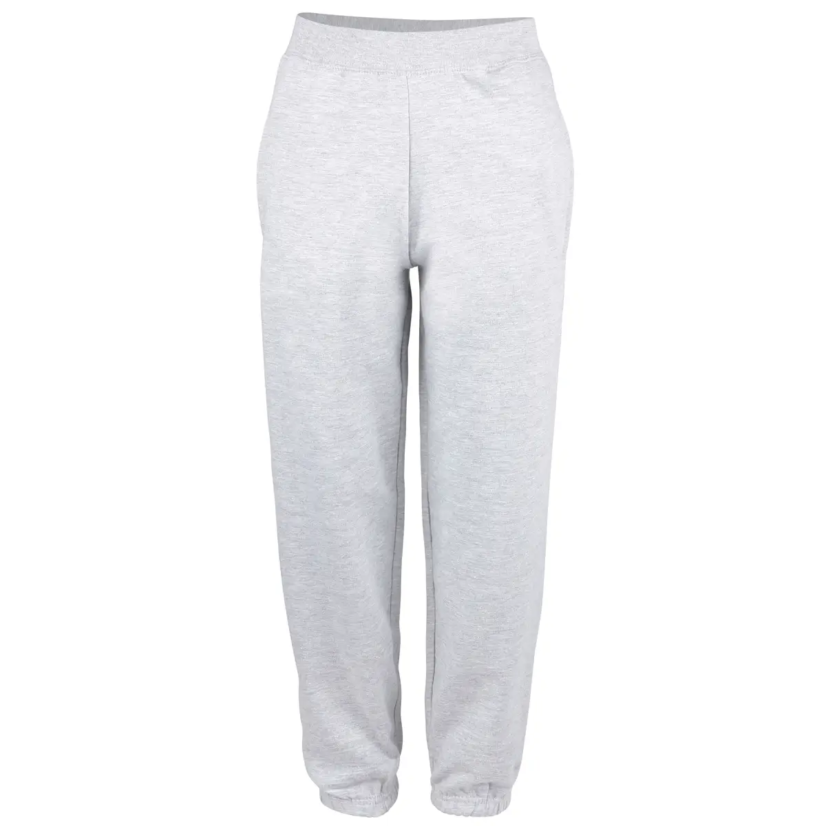 AWDis Just Hoods College cuffed sweatpants – Heather Grey – Manufacturer original blank front
