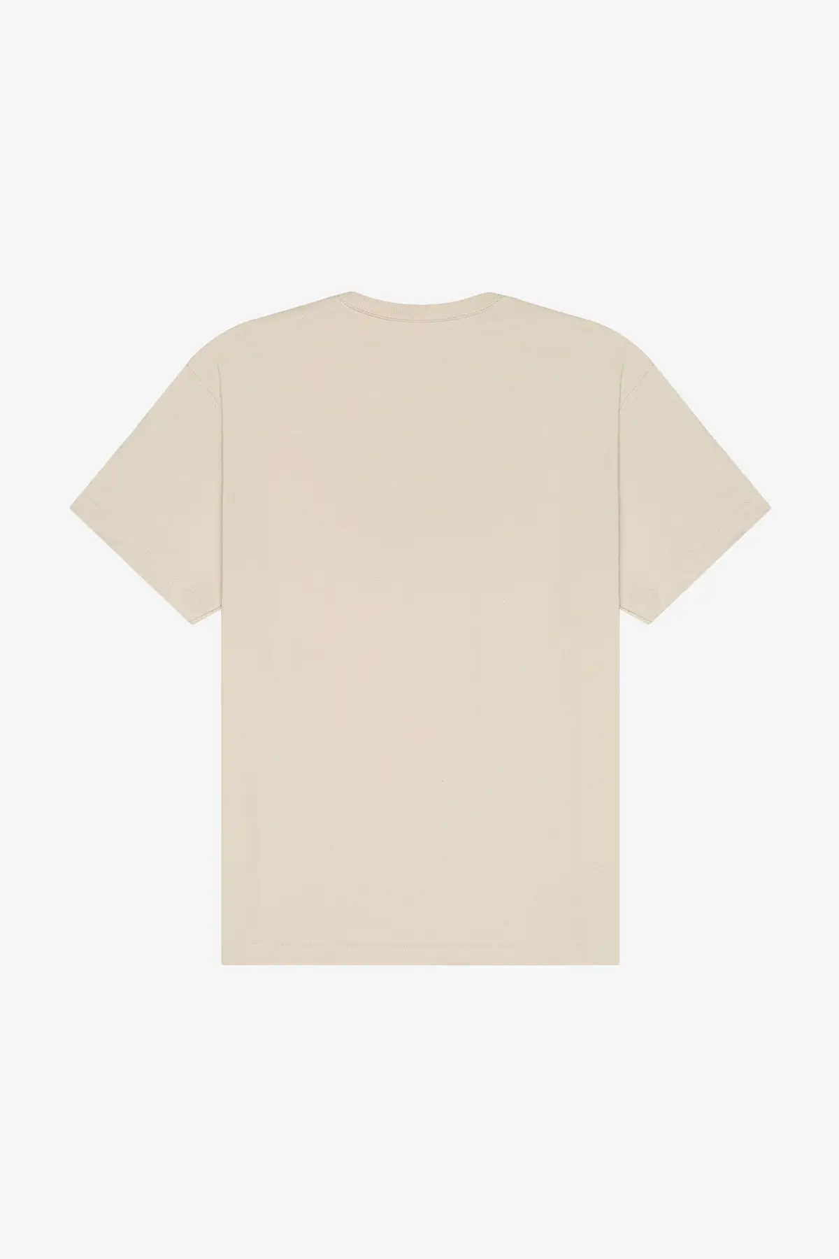 Bella+Canvas Unisex short sleeve heavy tee – Dust – Original product photograph: back