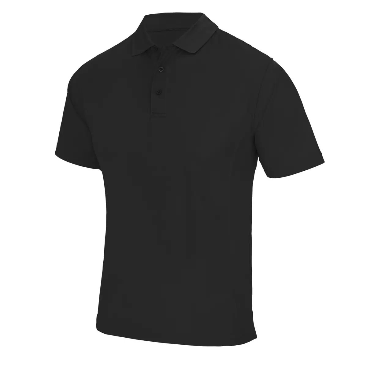 AWDis Just Cool SuperCool performance polo – Jet Black – AWDis original product front