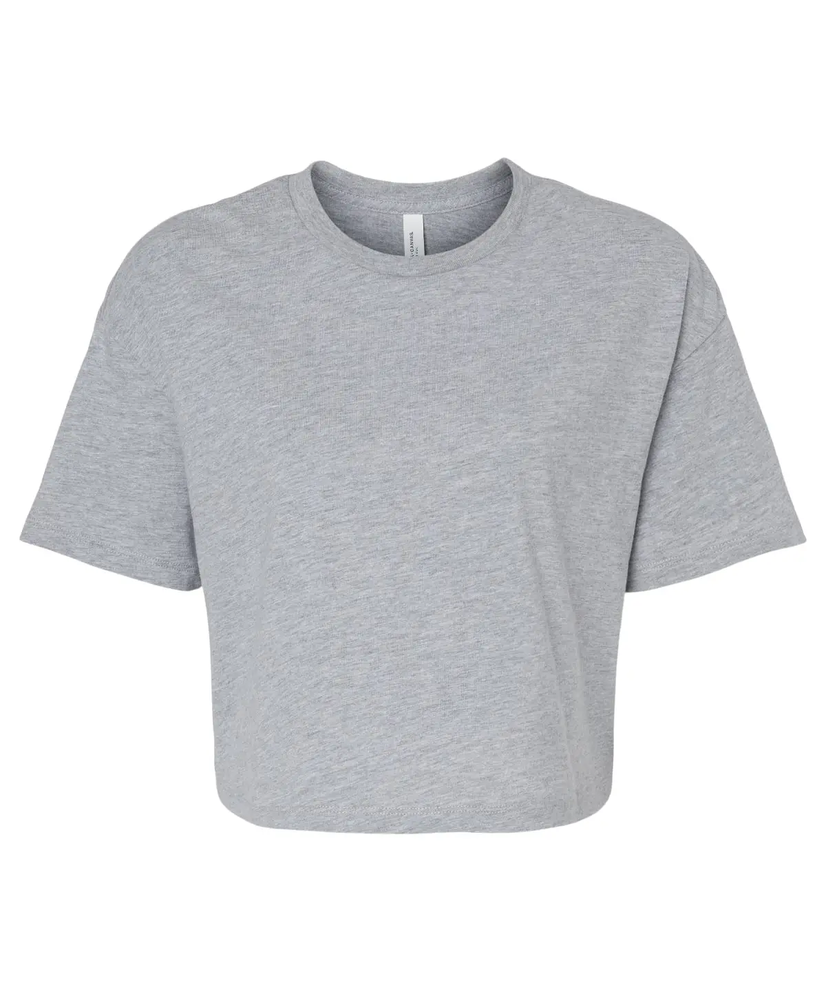 Bella+Canvas Women’s Jersey crop tee – Athletic Heather