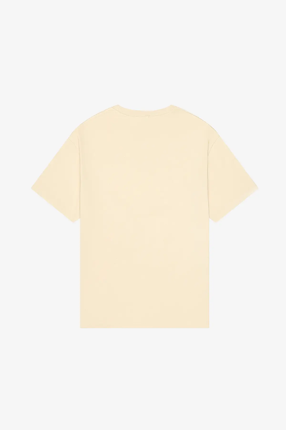 Bella+Canvas Unisex heavy boxy tee – Natural – Original product photograph: back