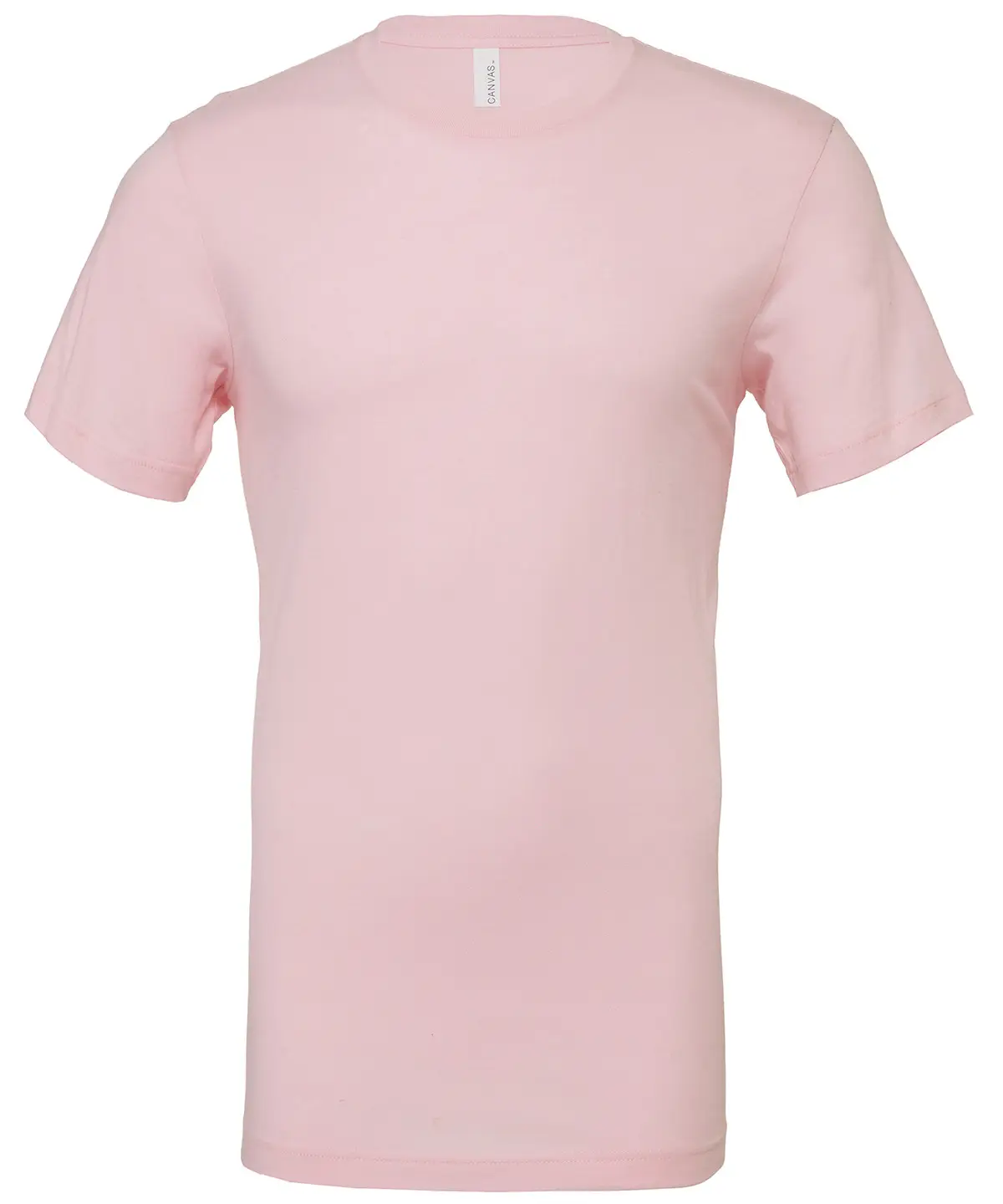 Bella+Canvas Unisex Jersey crew neck t-shirt – Soft Pink – CV3001 Soft Pink Front