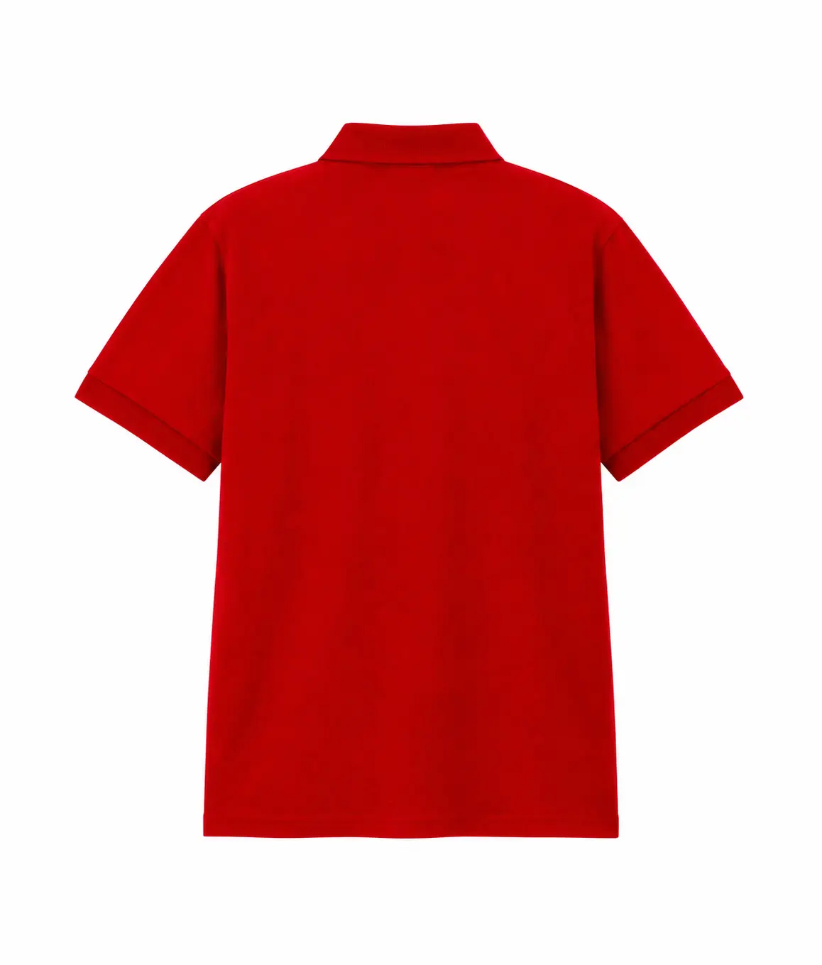 Gildan DryBlend Jersey knit polo – Red – Illustrative view: back