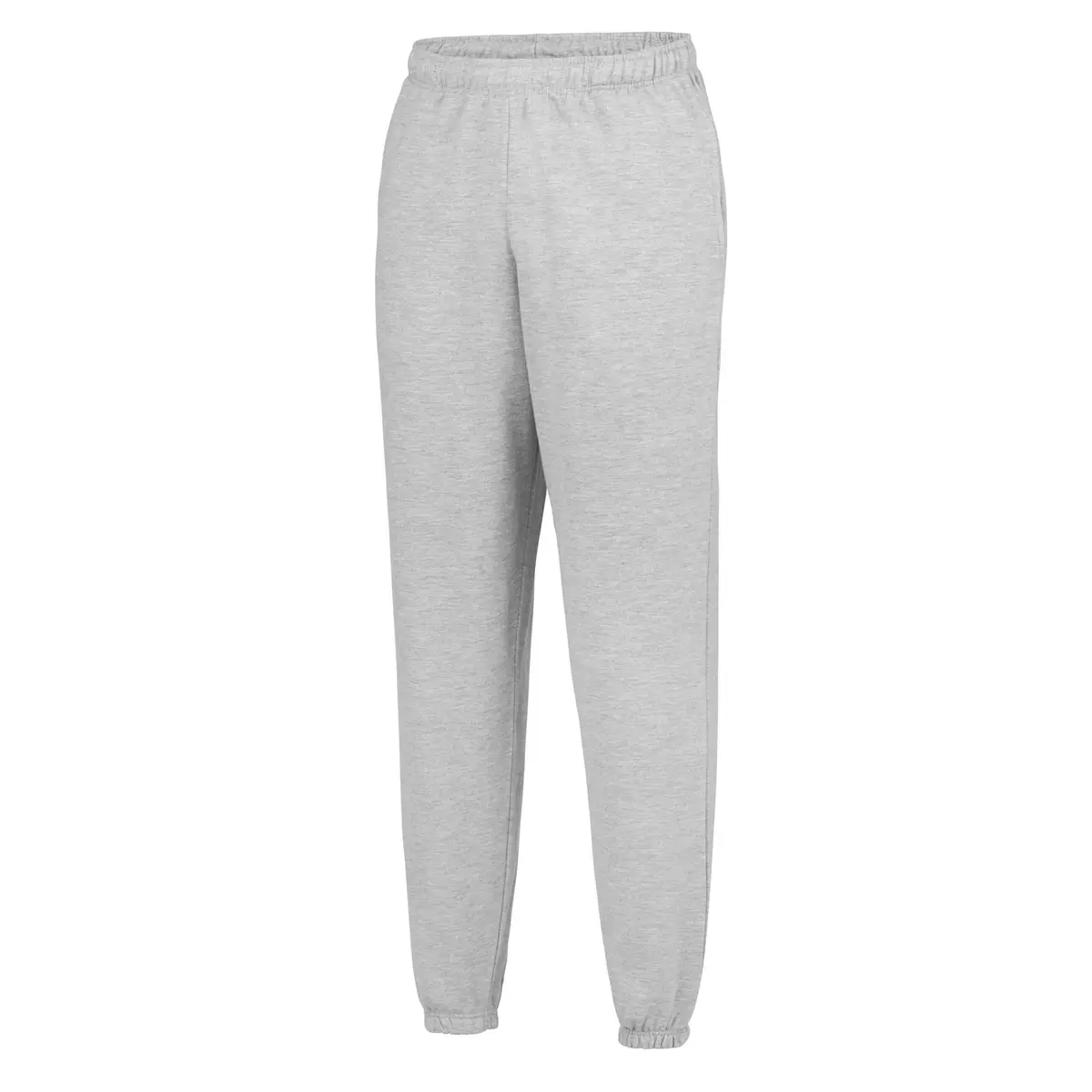 AWDis Just Hoods College cuffed sweatpants – Heather Grey – AWDis original product front