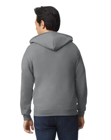 Gildan Heavy Blend full-zip hooded sweatshirt – Graphite Heather – photograph 5