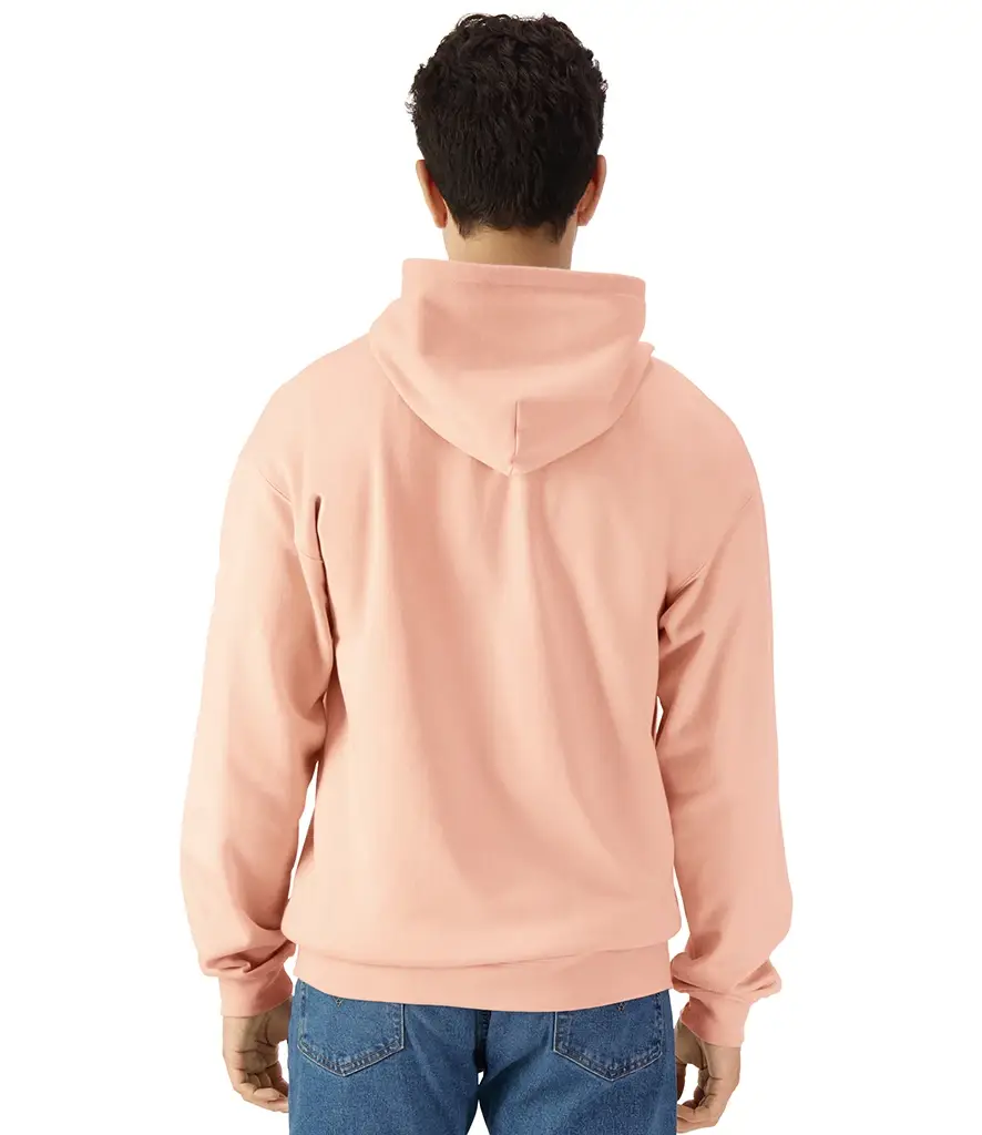 Gildan Softstyle midweight fleece adult full-zip hooded sweatshirt – Dusty Rose – GD69 Dusty Rose Model