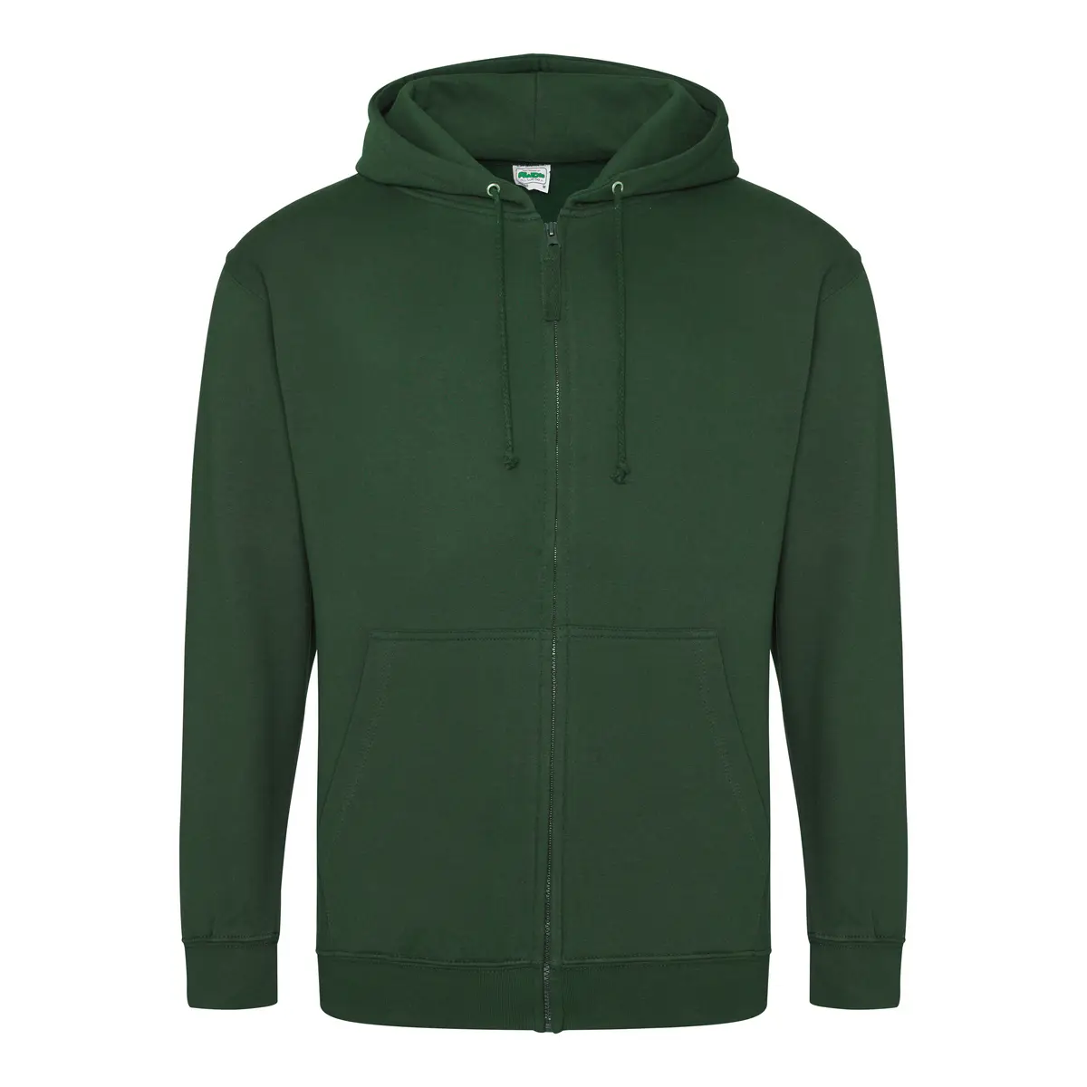AWDis Just Hoods Zoodie – Bottle Green – JH050 Bottle Green Front