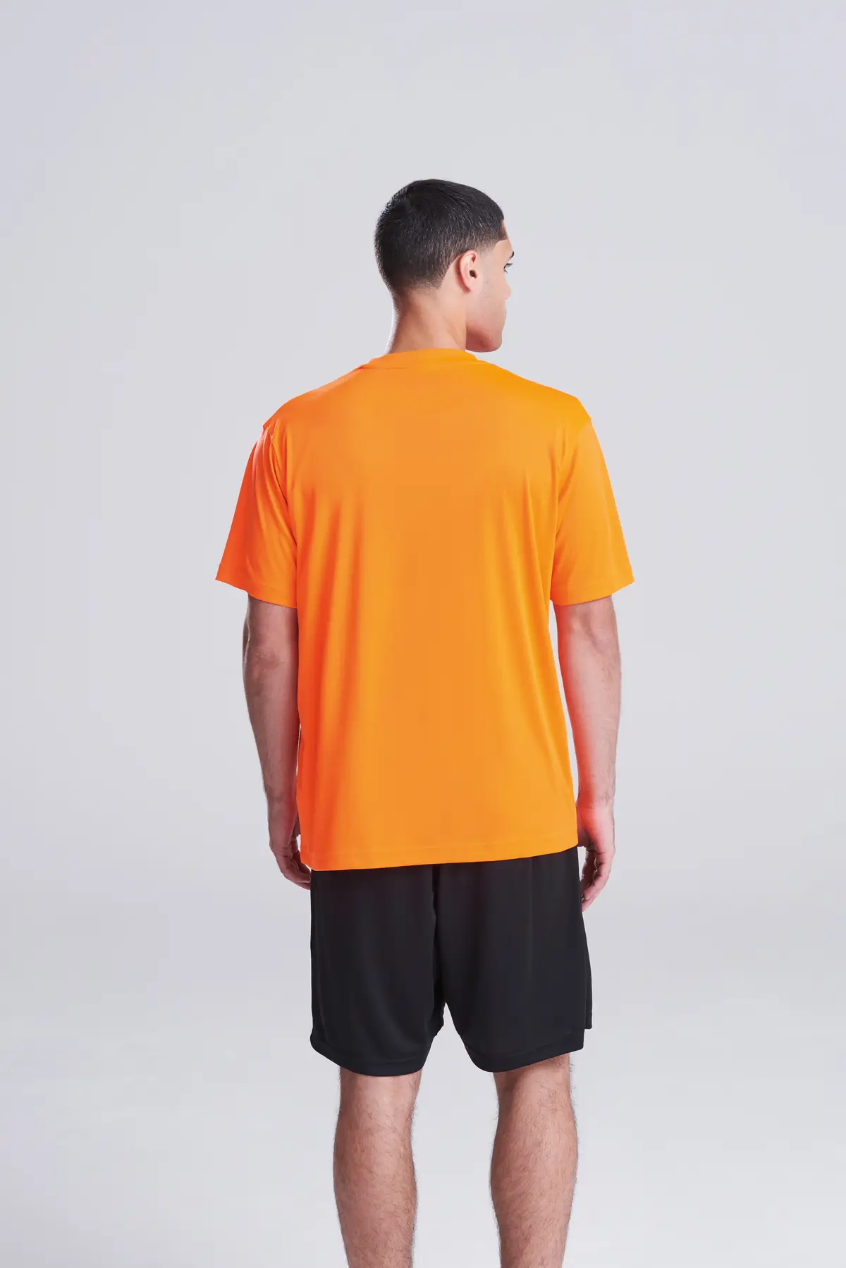 AWDis Just Cool Cool smooth T – Electric Orange – Original on-model photograph 03