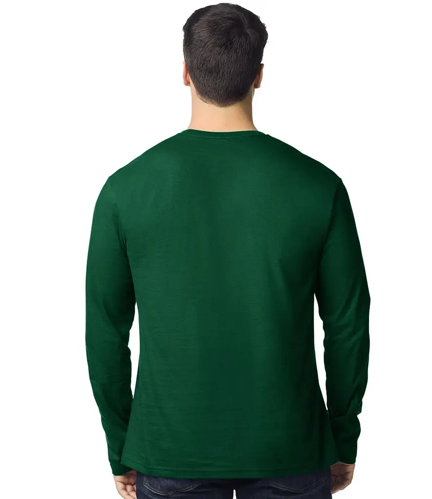 Gildan Softstyle long sleeve t-shirt – Fan Dark Green – GD11 Fan Dark Green Model