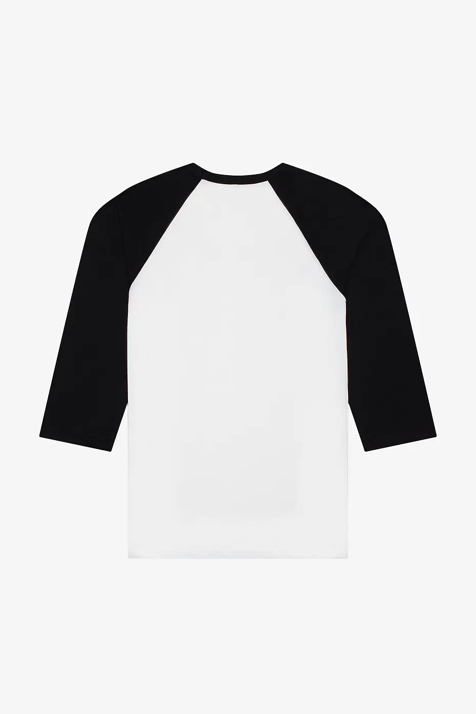 Bella+Canvas Unisex triblend ¾ sleeve baseball t-shirt – White/Black – photograph 8