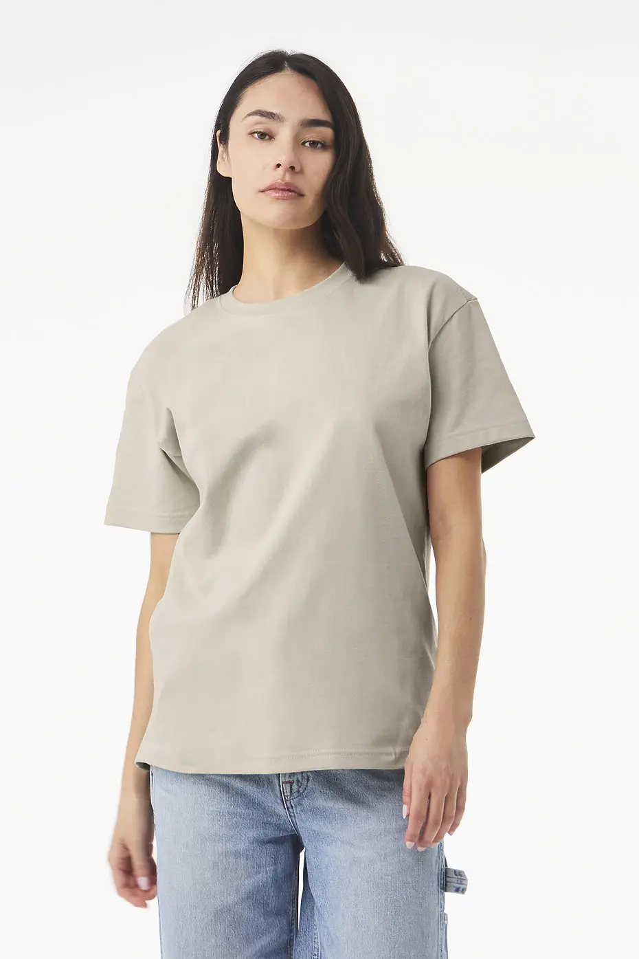 Bella+Canvas Unisex short sleeve heavy tee – Dust – photograph 4