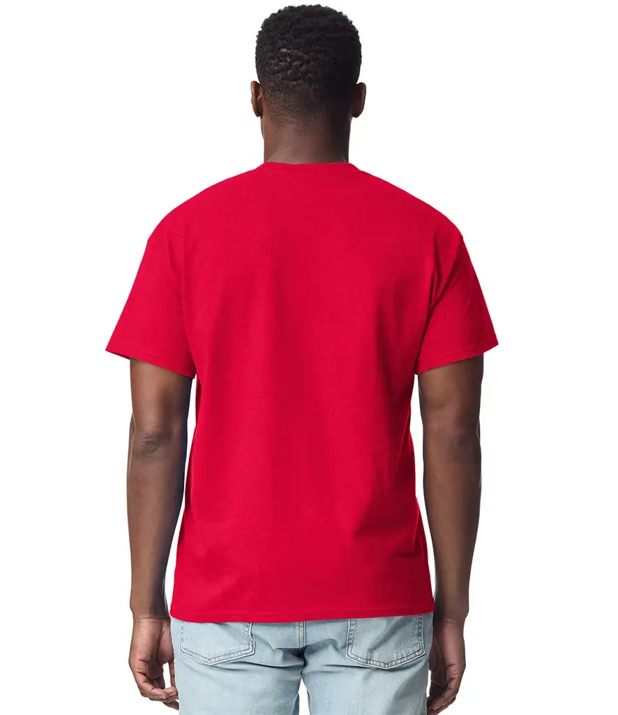 Gildan Ultra Cotton adult t-shirt – Red – GD02 Red Model