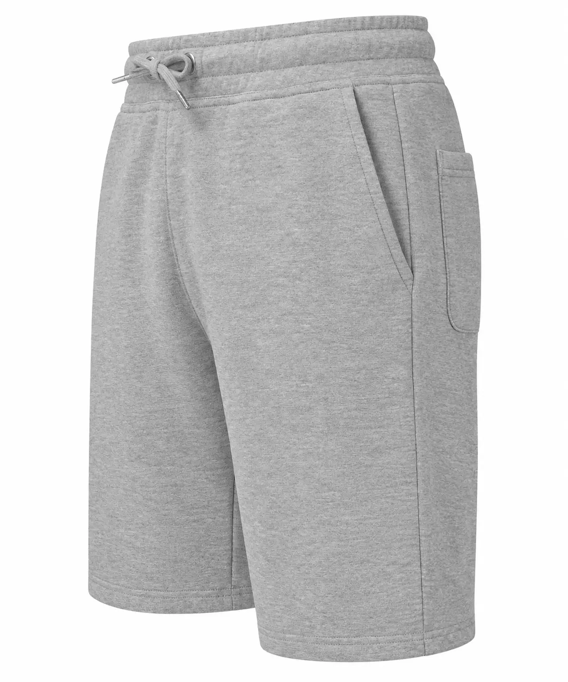 TriDri Jogger Shorts – Heather Grey – Illustrative view: side