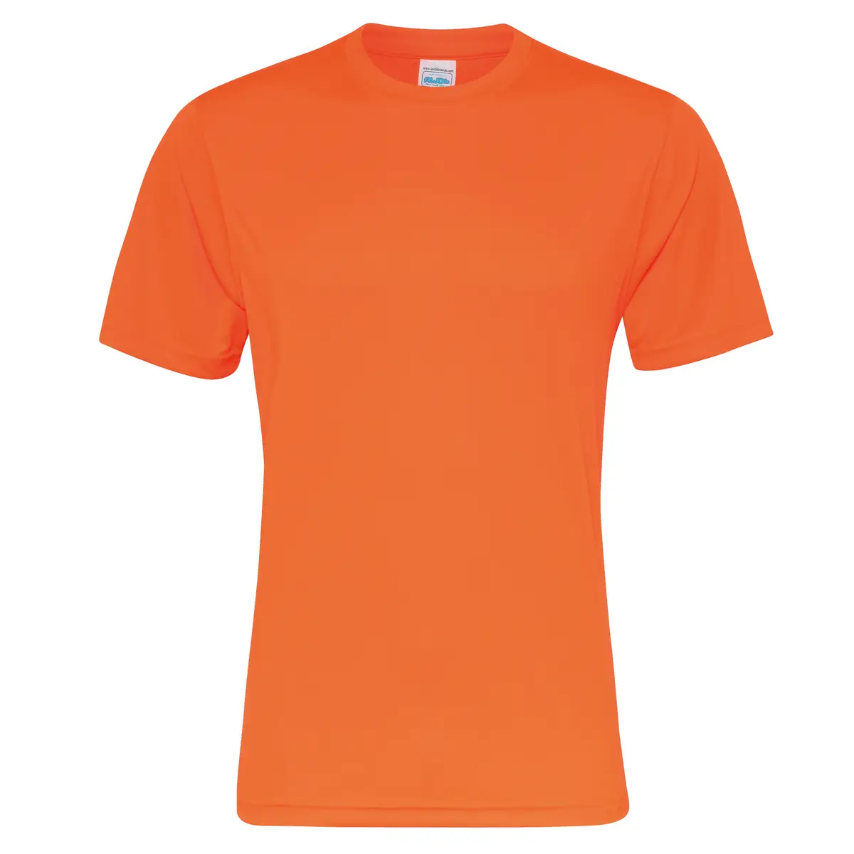 AWDis Just Cool Cool smooth T – Electric Orange – Manufacturer original blank front