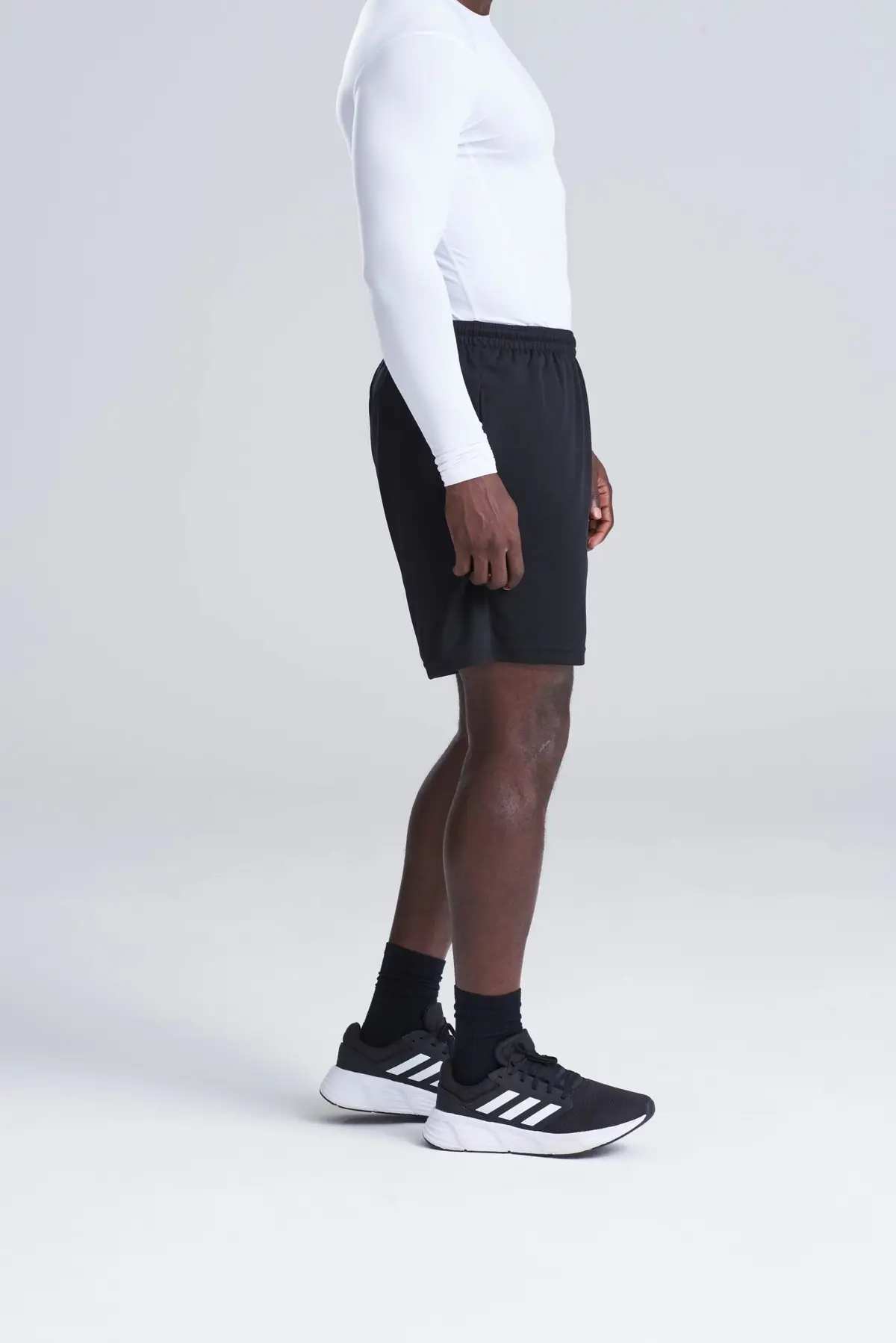 AWDis Just Cool Cool shorts – Jet Black – AWDis original on-model photograph