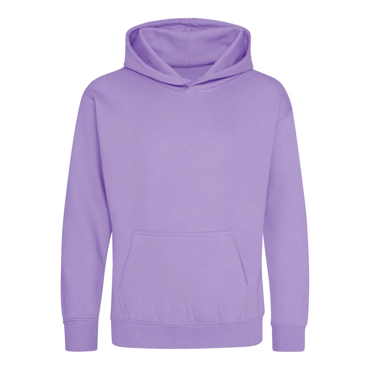 AWDis Just Hoods Kids hoodie – Digital Lavender – Original product photograph: flat front