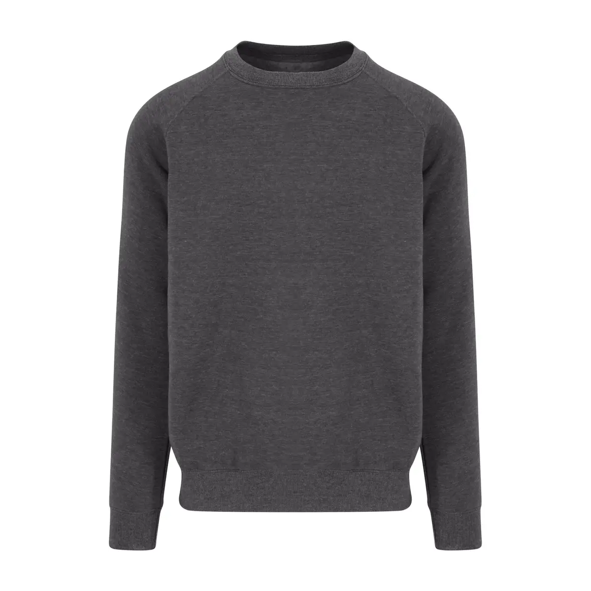 AWDis Just Hoods Graduate heavyweight sweatshirt – Charcoal – AWDis original product front