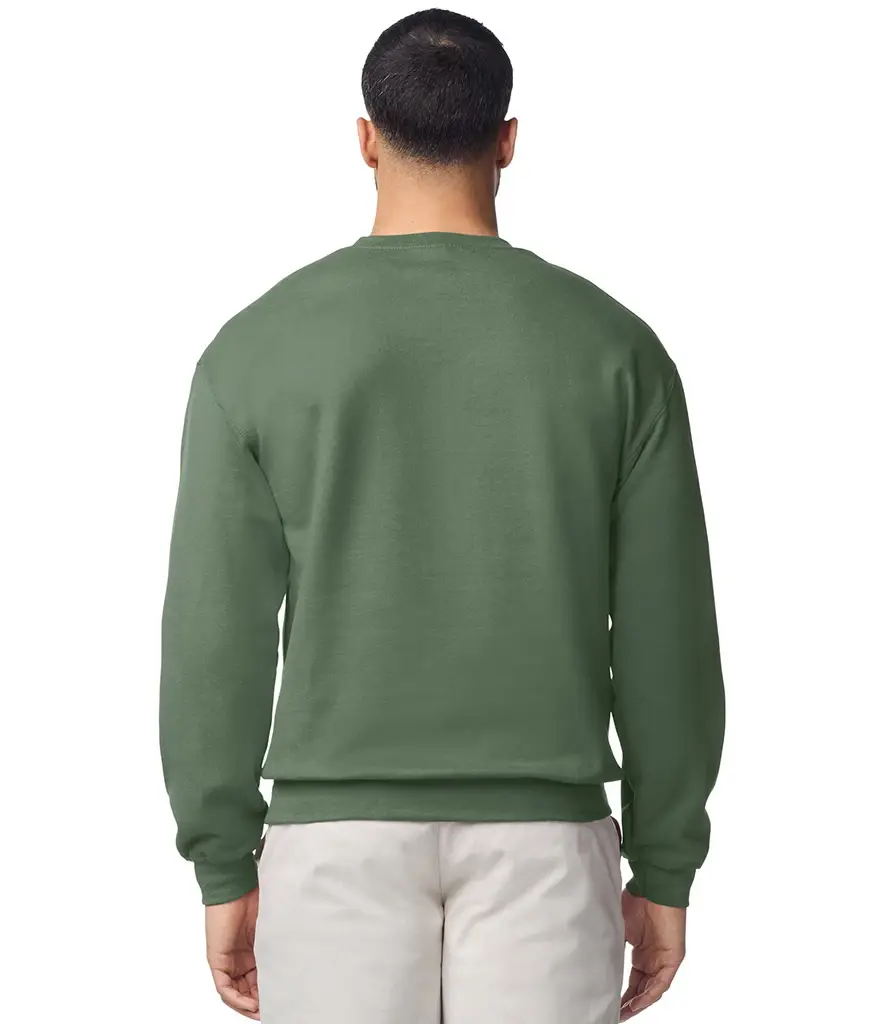 Gildan Heavy Blend Sweatshirt – Military Green – GD56 Military Green Model