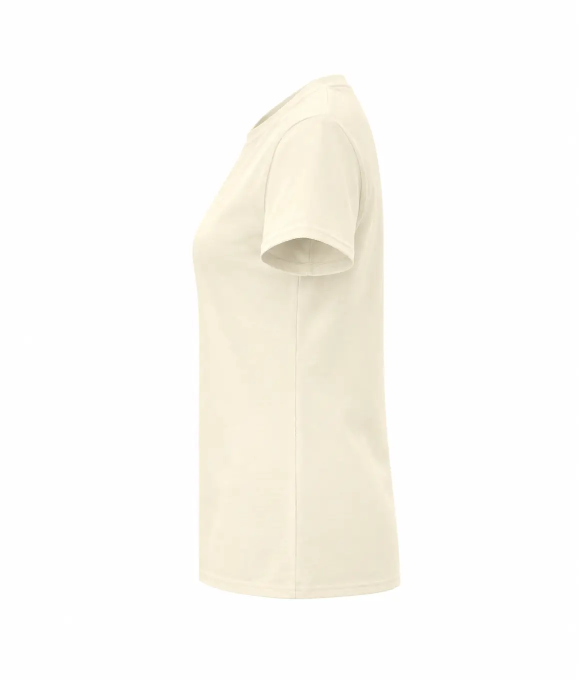 Gildan Heavy Cotton women's t-shirt – Off White – Illustrative view: side