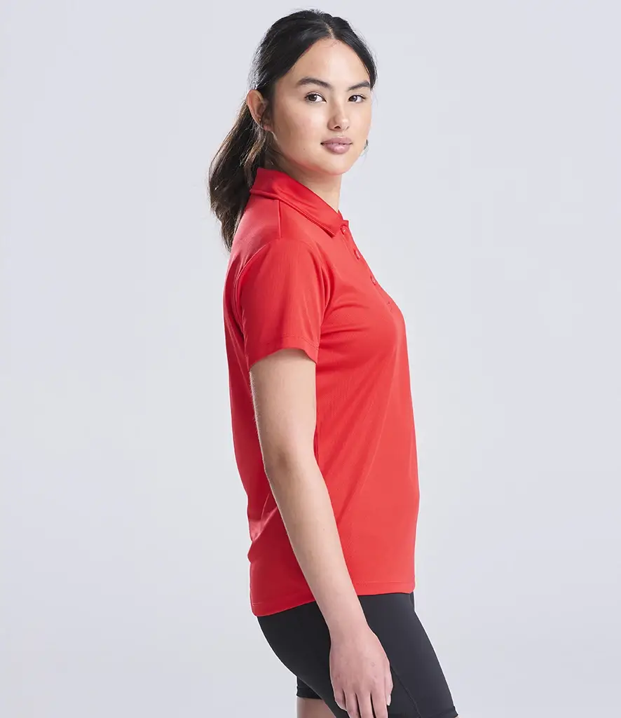 AWDis Just Cool Women's cool polo – Fire Red – JC045 Fire Red Model