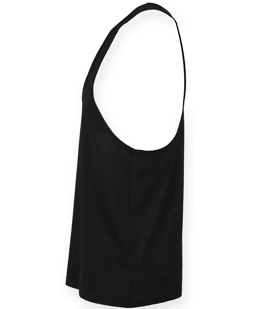 SF Clothing Muscle Vest – Black – SF236 Black Left