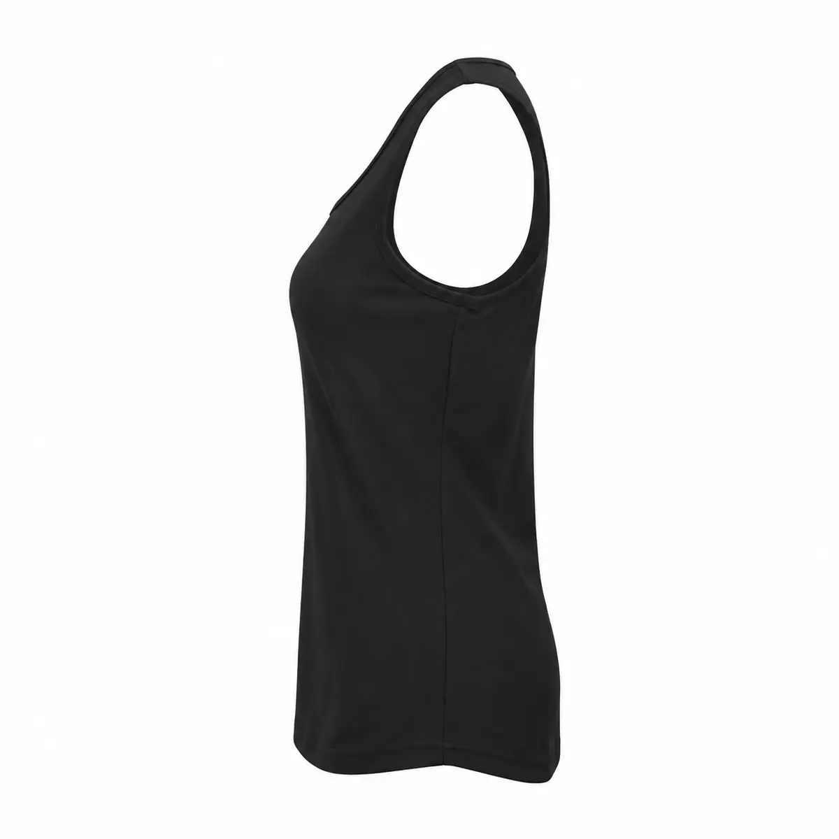 AWDis Just Cool Women's cool vest – Jet Black – Illustrative view: side