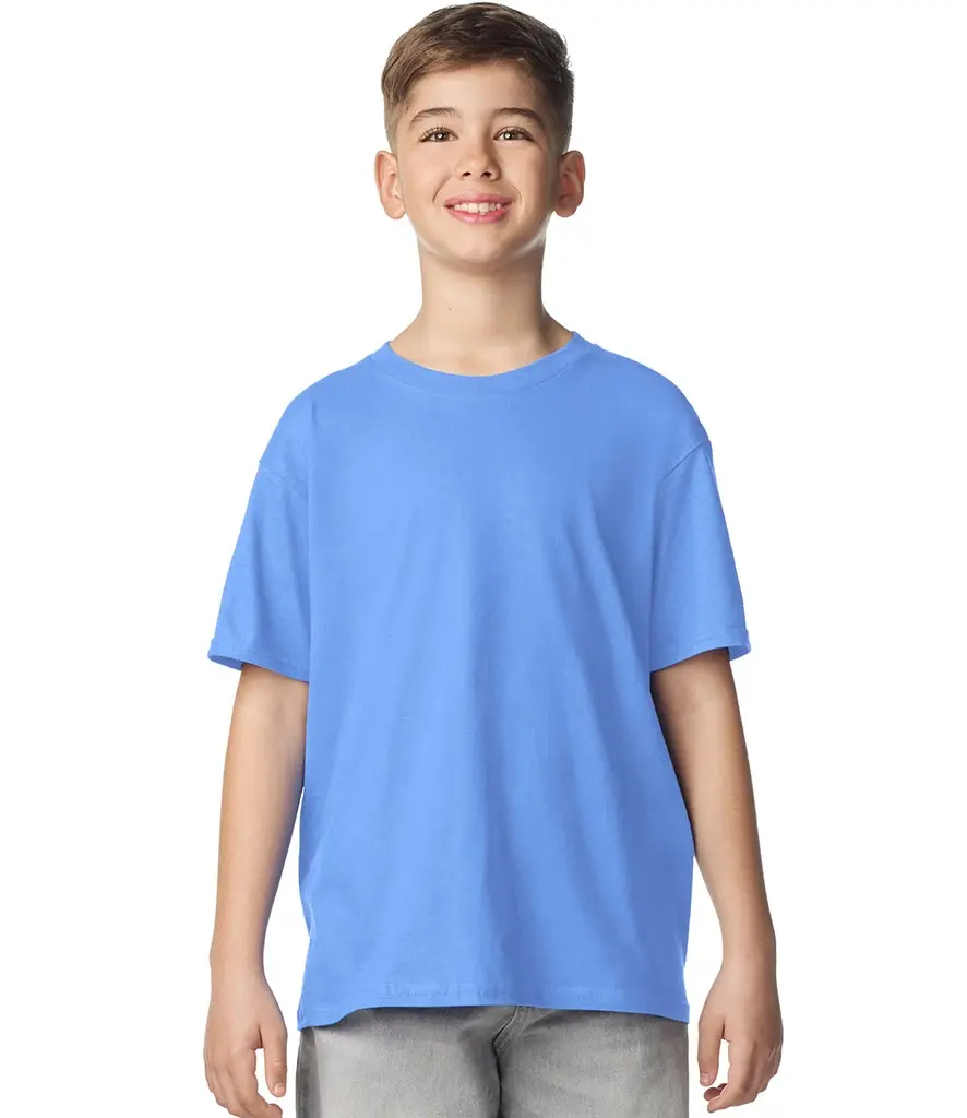 Gildan Softstyle youth ringspun t-shirt – Carolina Blue