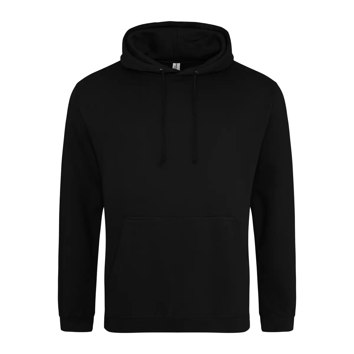 AWDis College Hoodie – Deep Black – JH001 Deep Black Front