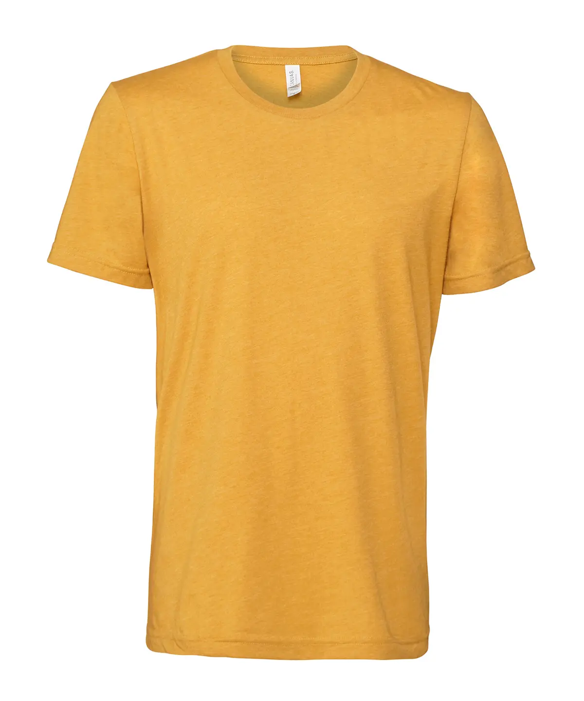 Bella+Canvas Unisex heather CVC short sleeve t-shirt – Heather Mustard