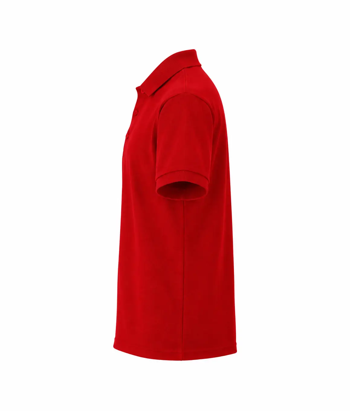 Gildan DryBlend Jersey knit polo – Red – Illustrative view: side