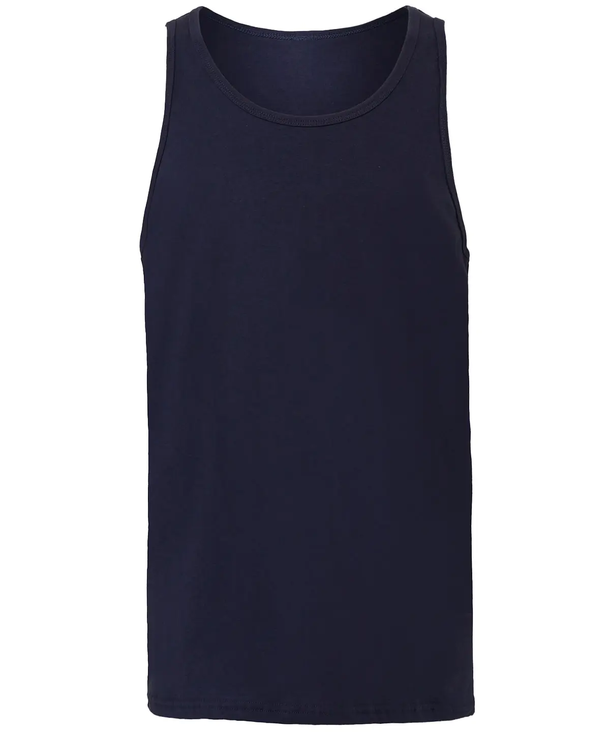 Bella+Canvas Unisex Jersey tank top – Navy – CV3480 Navy Front
