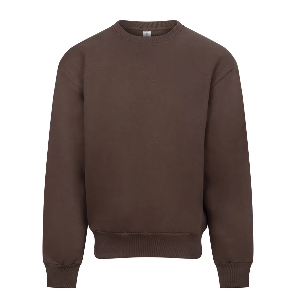 AWDis Just Hoods Signature heavyweight sweatshirt – Espresso – AWDis original product front