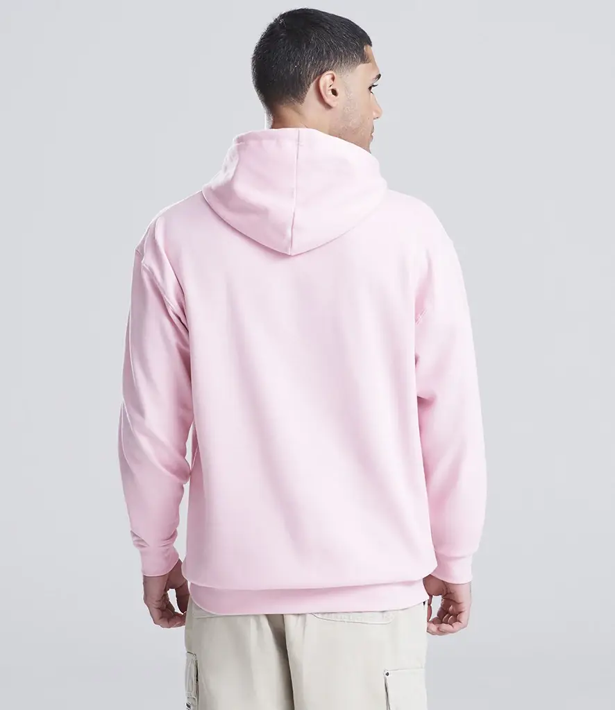 AWDis Just Hoods Varsity hoodie – Baby Pink/Arctic White – JH003 Baby Pink/Arctic White Model