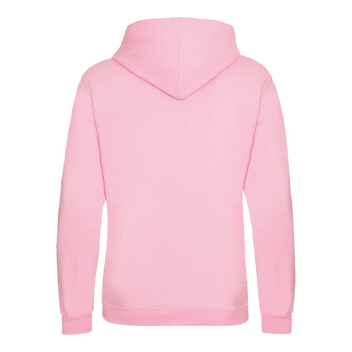 AWDis Just Hoods Varsity hoodie – Baby Pink/Arctic White – Manufacturer original blank back