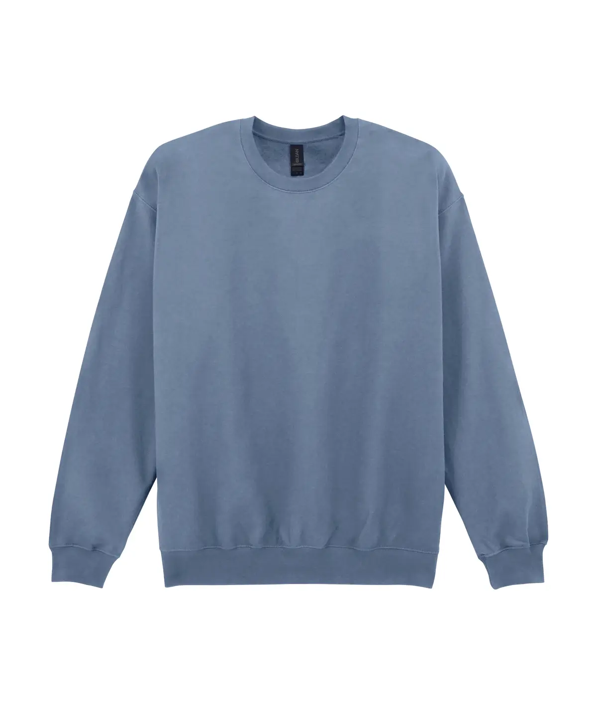 Gildan Softstyle midweight fleece adult crew neck – Stone Blue – GD67 Stone Blue Front